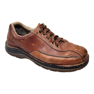 Dr. Martens UK 9 Mens 10 Brown Leather Lace-Up Ankle Oxford Boots 8B81