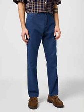 🚨JEANS UOMO WRANGLER Greensboro Non Denim in Navy  112362441 PANTALONE
