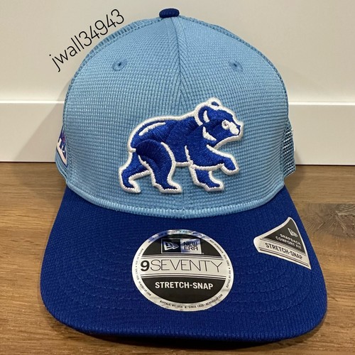 Chicago Cubs New Era 2025 MLB Spring Training 9SEVENTY Trucker Snapback Hat Cap