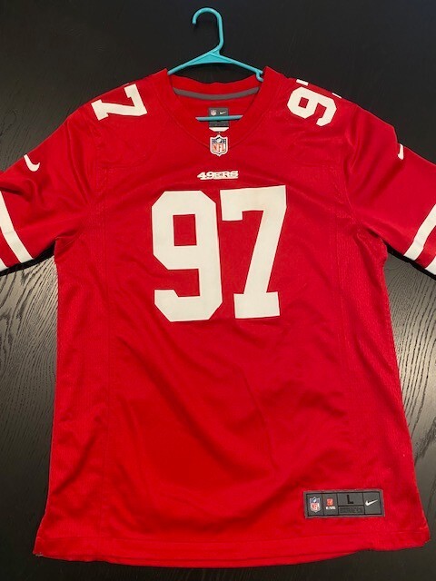 Nike NFL 49ers BOSA 97 ユニフォーム 3XL Nike San Francisco 49ers #97 Nick Bosa Jersey - Red/White - Men's