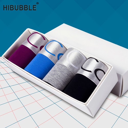 5Pcs Calzoncillos De Algodón Bóxer Ropa Interior Hombres LUJO Suave  Transpirable | eBay