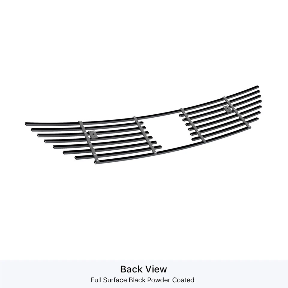 Compatível com 2013-2015 Honda Accord Sedan inserção superior de grade de tarugo preto aço inoxidável - Imagem 3 de 4