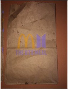 TWO NEW 2021 BTS X McDonald's meal bags | eBay