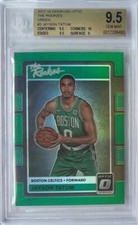 2017-18 Jayson Tatum Donruss Optic Green Prizm RC- BGS 9.5 Gem Mint... #5/5