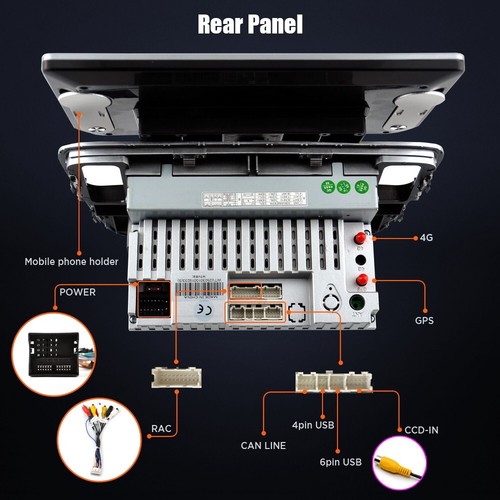 Car Radio Sat Nav GPS Player For VW Volkswagen UP/E-UP 2012 - 2015 Carplay Auto - Picture 12 of 14