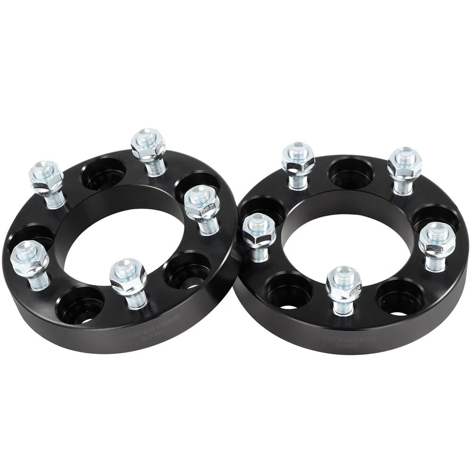 4 pcs 1" Wheel Spacers 5x114.3 For Subaru Legacy Outback Impreza WRX STI 12x1.25 Foto 2 de 4