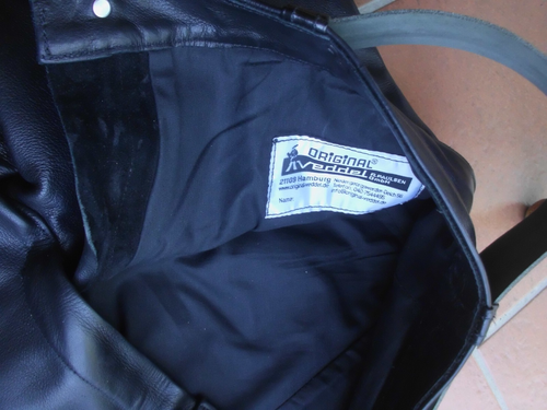 VEDDEL Leder - Motorradhose Größe 54 guter gebrauchter Zustand mit Gürtel - Bild 5 von 17