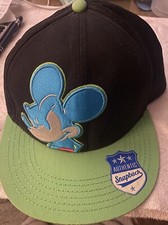 Disney Angry Mickey Mouse Baseball Cap Authentic And Snap Back