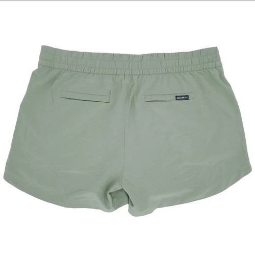 Eddie Bauer Donna Tessuto Tech Corto Hedge Verde 2XL - Foto 2 di 5