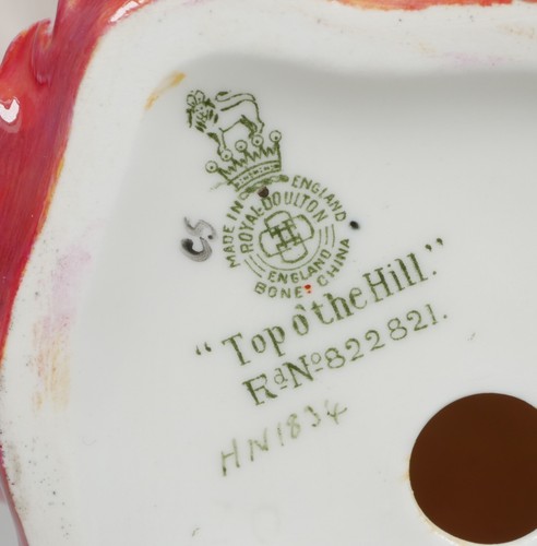 Beautiful Vintage Royal Doulton Fine Bone China Figure Top o' The Hill ~ HN1834 - Picture 4 of 4