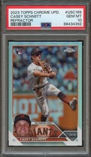 BB - 2023 Topps Chrome - Refractor - #USC169 - Casey Schmitt - PSA 10