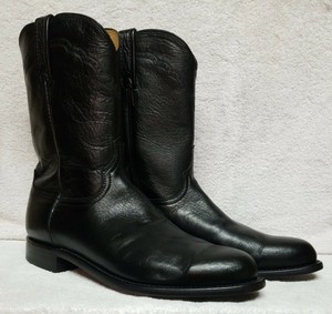 lucchese roper boots round toe