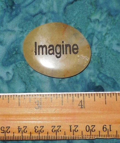 Imagine Yellow Quartz Mediation Gemstoneand Bag NEW Inspirational Aid Intellect - Picture 2 of 3