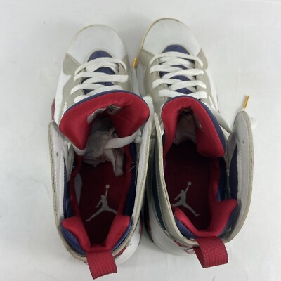 Nike Air Jordan 7 Retro Olympic 2004 Size 11.5 304775-171 Red 