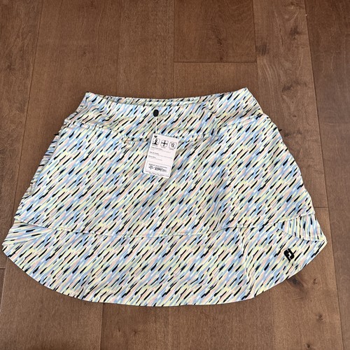 Footjoy Skort Rock Damen Größe M geschichtet Stretchtaschen Golf Tennis Outdoor