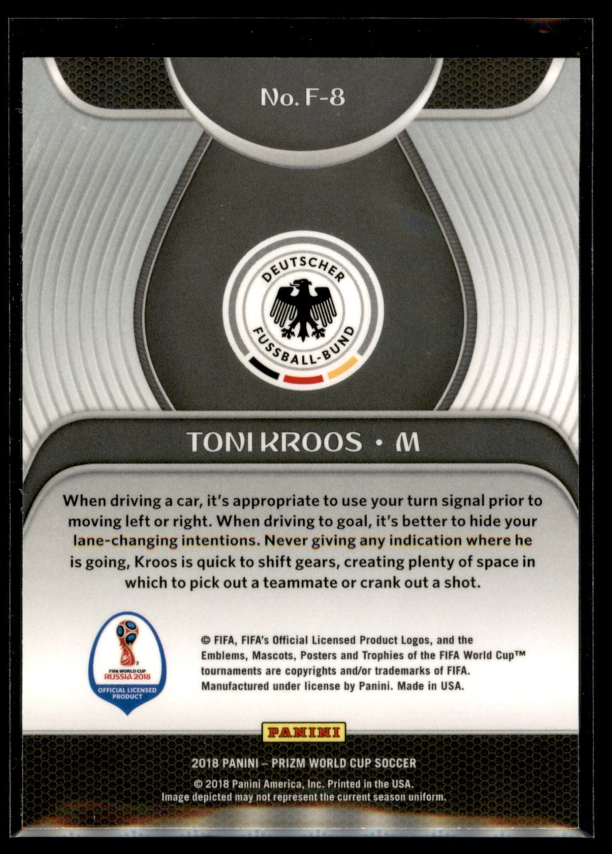 2018 Panini Prizm World Cup Soccer Fundamentals #F-8 Toni Kroos
