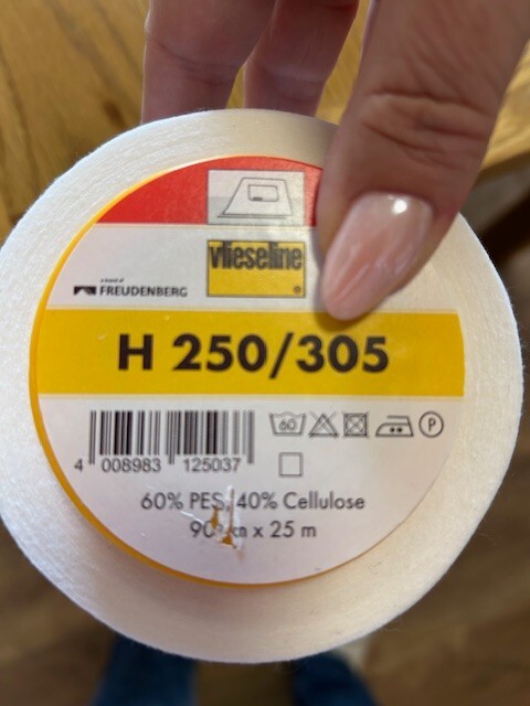 Vilene H250 Fusible Interfacing Iron On White Vlieseline By The Metre