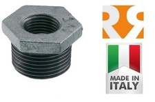 RIDUZIONE IN GHISA ZINCATA MASCHIO-FEMMINA 1"1/4"x3/4 RACCORDI IDRAULICI ZINCATI