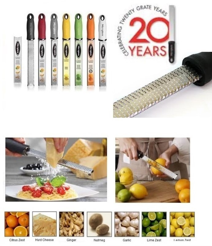 Microplane zester (per formaggio grana -agrumi-zenzero)  made in U.S.A.