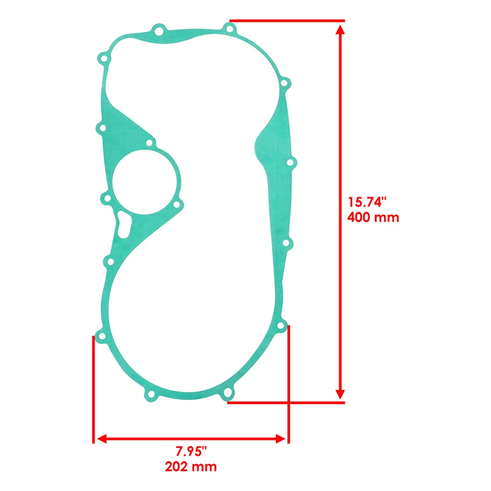 Clutch Cover Gasket for Kawasaki Vulcan 800 Classic VN800B VN 800B 1996-2005 Foto 2 de 4