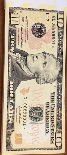 ⭐️2 VERY RARE SAN FRANCISCO $10⭐️STAR NOTES⭐️2004 CONSEC SERIAL CRISP GEM UNCIRC - Picture 3 of 11