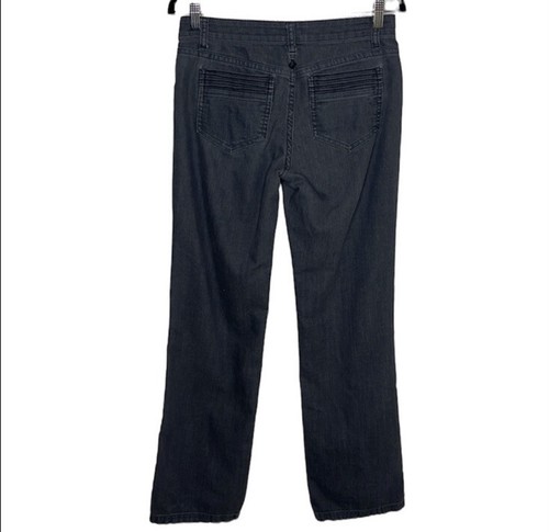 Prana Jada Dark Grey Boot Cut Organic Cotton Jeans Sz 2 /26 - Picture 4 of 7