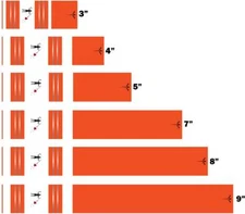 White Water Archery Blackbeard's Flag Pirate Traditional 1 Arrow Wraps 15 Pc