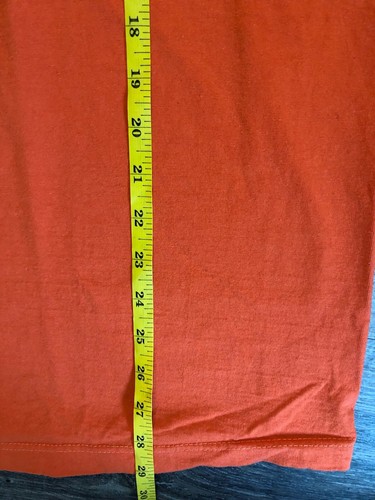 All American Apparel Y2K Vtg Orange Halloween Embroidered Cat Bats T-shirt XL - Picture 9 of 9