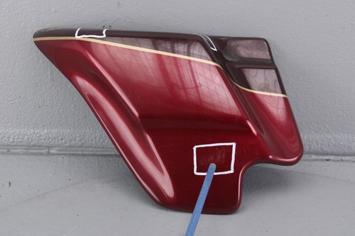 2005 Harley Electra Glide CVO Side Cover Panel Set 2-TONE CANDY CHERRY - Foto 5 di 20
