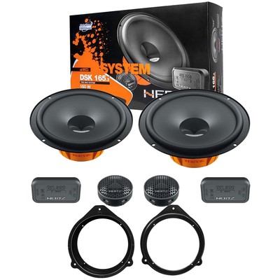 Kit 8 Casse Altoparlanti HERTZ DSK 165.3 AUDI A3 8P 3 Porte Anteriori+Posteriori