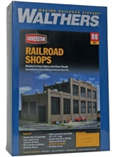 Walthers ~ HO Scale ~ New 2025 ~ Railroad Yard Shops Kit ~ 933-2970