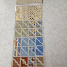 DIE-CUT STICKERS GLITTER CORNERS ALBUM CORNERS MULTI-COLOR CORNER PIECES 64PC #1