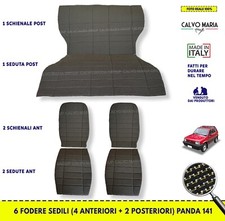 Fodere Sedili Set per Fiat Panda Trekking 4x4 ANTERIORI POSTERIORI IMBOTTITE kit
