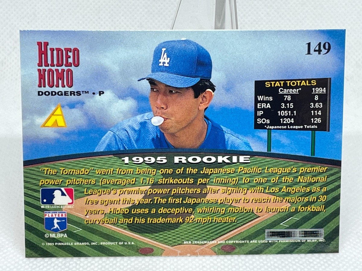 Hideo Nomo 1995 Pinnacle Zenith Rookie #149 | eBay