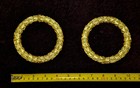 PAIR DECORATIVE MOULDING ONLAY ANTIQUE LOUIS XVI GOLD GILT OR WHITE DECORATION
