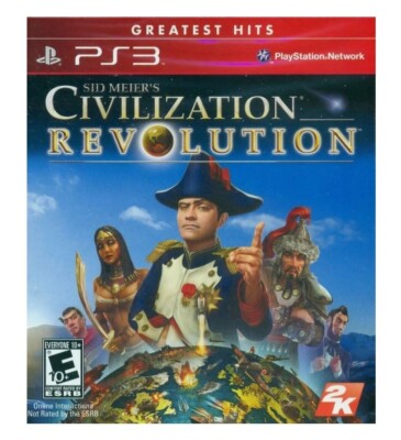 SID MEIER'S CIVILIZATION REVOLUTION (GHITS) - PlayStation 3, Brand New