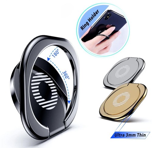 Phone Ring Holder Finger Grip 360° Rotate Stand Mount for Mobile Phones - Picture 22 of 57