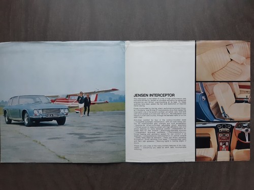 JENSEN Interceptor , Verkaufsprospekt, 1966, englisch - Bild 2 von 4