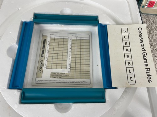 Vintage Selchow & Righter Scrabble 1982 Game Deluxe Edition Complete Set - Picture 10 of 16
