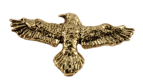 Pewter Raven Lapel Pin or Raven Refrigerator Magnet, Bird Pin, 100% Made in USA - Picture 5 of 11