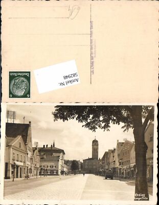 582948,Foto-AK Erding Lange Zeile pub Georg Wolf Pullach Isartal