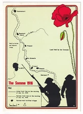 Post Card The Somme 1916