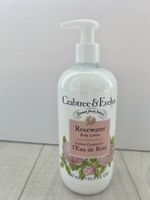 Crabtree & Evelyn ROSEWATER Body Lotion 16.9 oz / 500ml NEW with PUMP
