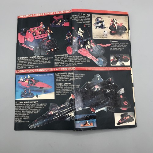Vintage 1980's GI Joe Action Figure Pamphlets & Inserts HABRO - Picture 3 of 6