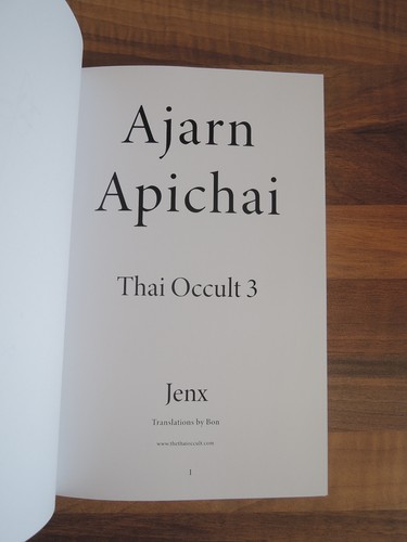 Thai Occult 3: Ajarn Apichai, Peter Jenx 2024, Signed Sigilised, Blessed. Ltd Ed - Picture 13 of 22