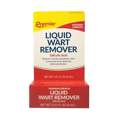 Premier Liquid Wart Remover with Salicylic Acid & Maximum Strength 0.31 Ounce