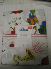 Pottery Barn Kids Dr. Seuss's The Grinch  Max Organic Cotton Full Sheet Set