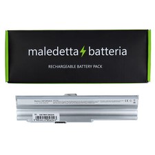 Batteria ARGENTO 10.8-11.1 V 5200 mAh per sony VAIO VPC-Z13M9E/B