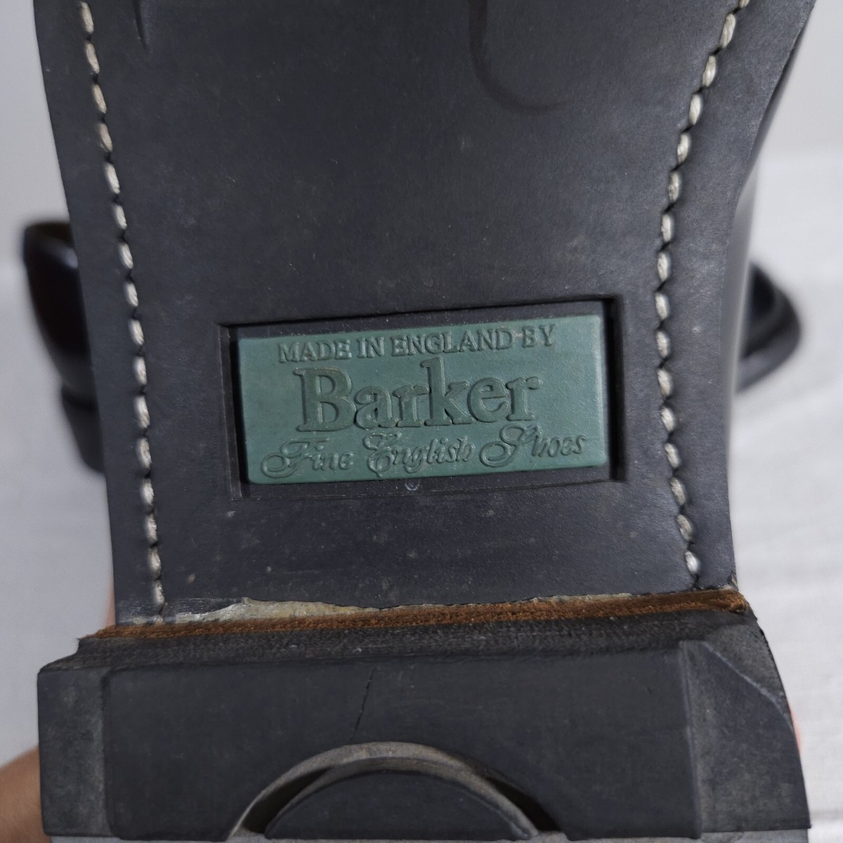 Barker Oxford Shoes Leather made in England size UK 9 US 10