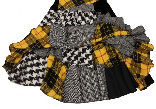 COMME des GARCONS COMME des GARCONS Patchwork Check Skirt